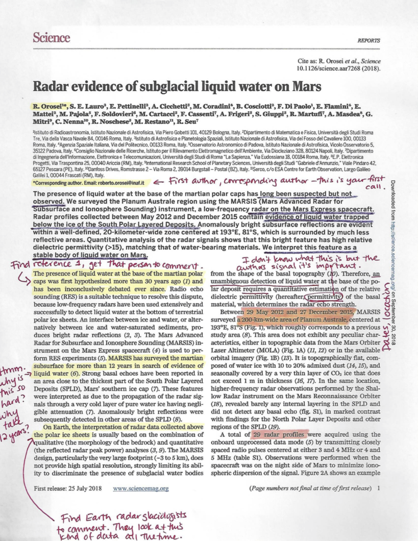 read scientific research paper