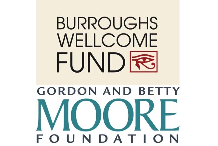 Composite image showing the logos of the Burroughs Wellcome Fund and the Gordon and Betty Moore Foundation.