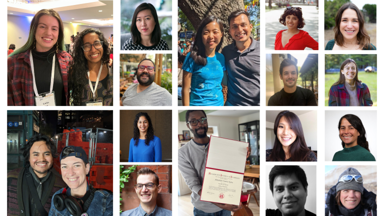 Collage of photos of members of the TON community.